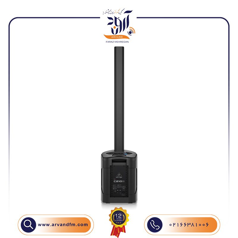 2 اسپیکر پرتابل باطری دار مدل C210B برند بهرینگر
