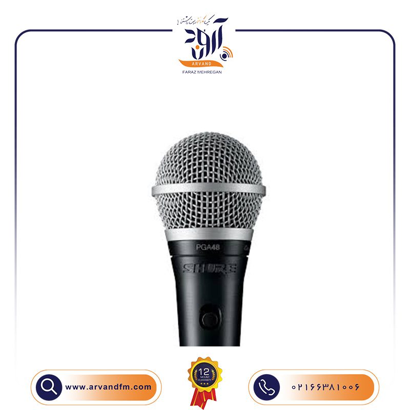 4 میکروفون وکال PGA48 برند SHURE