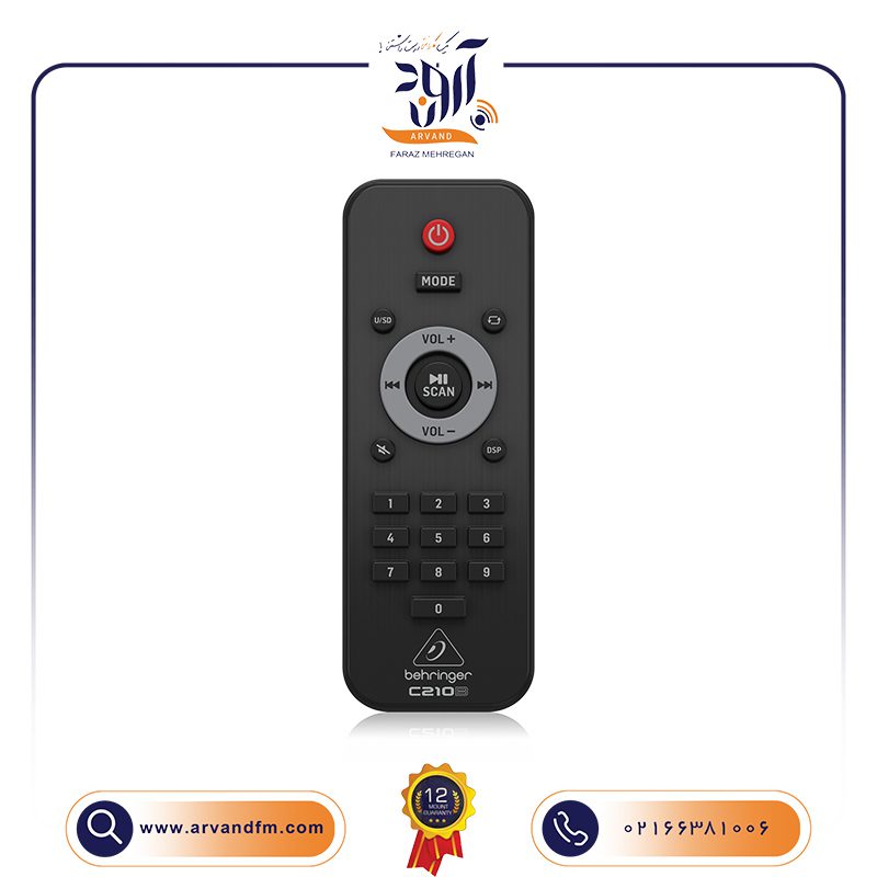 6 اسپیکر پرتابل باطری دار مدل C210B برند بهرینگر