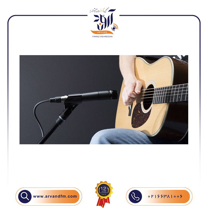 D میکروفون ساز مدل SM57 برند SHURE