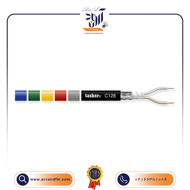 کابل میکروفون C128 برند TASKER