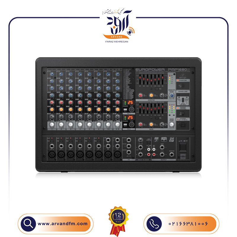 پاور میکسر آنالوگ PMP1680S برند Behringer