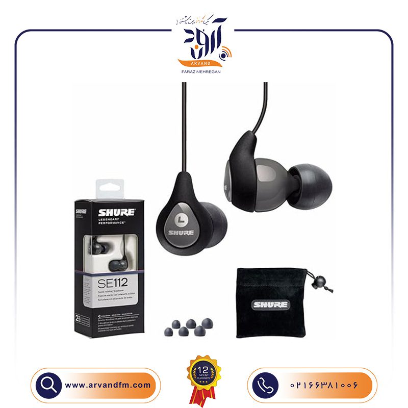 هدفون SE112 برند SHURE