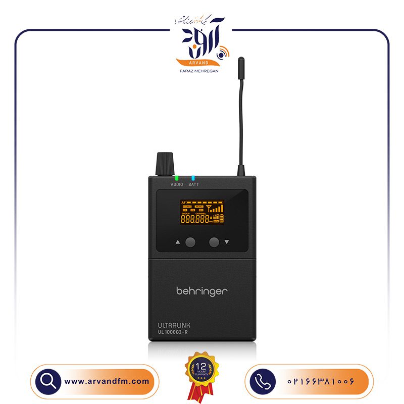 2 گیرنده ایرفون مانیتورینگ UL 1000G2-R برند Behringer