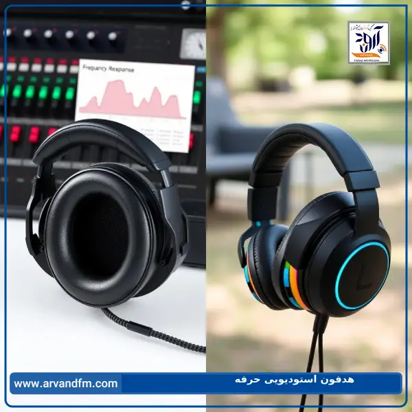 هدفون استودیویی حرفه ای