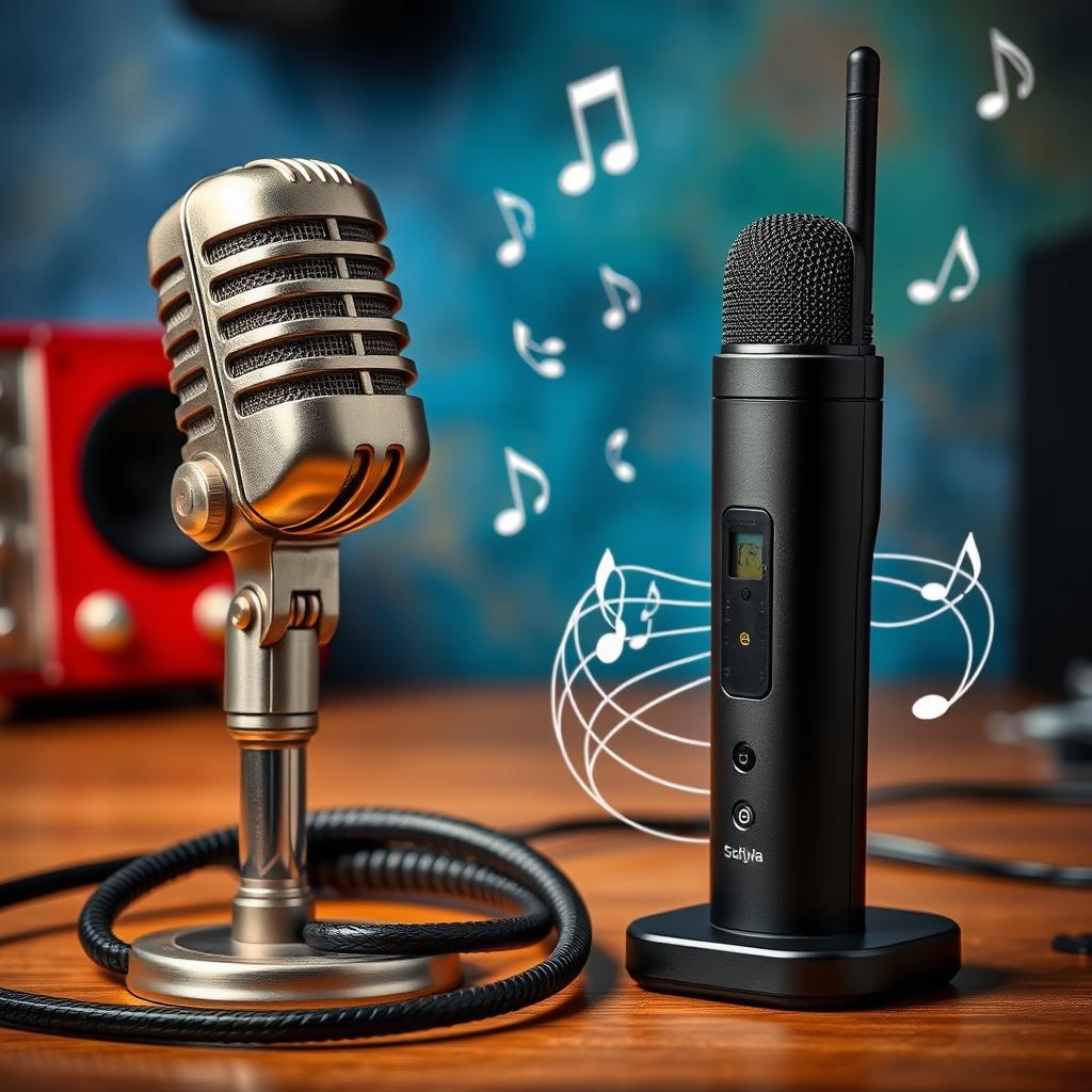 میکروفون با سیم بهتر است یا میکروفون بی سیم