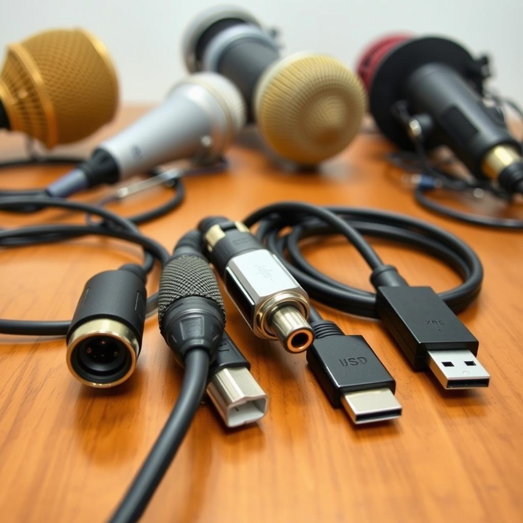 انواع اتصالات میکروفون