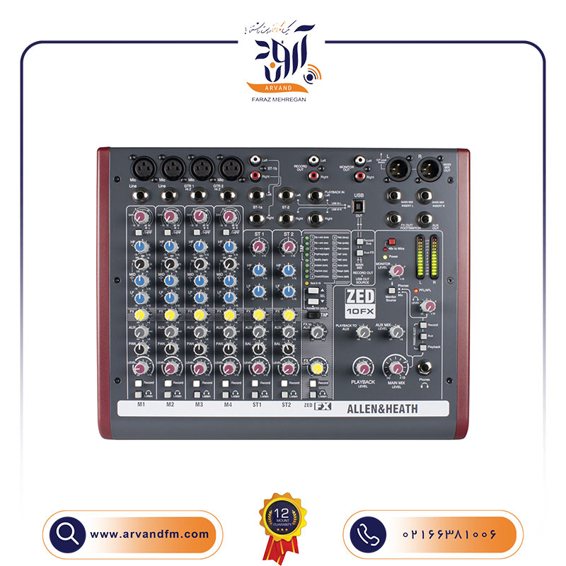 میکسر آنالوگ ZED-10FX برند Allen&Heath