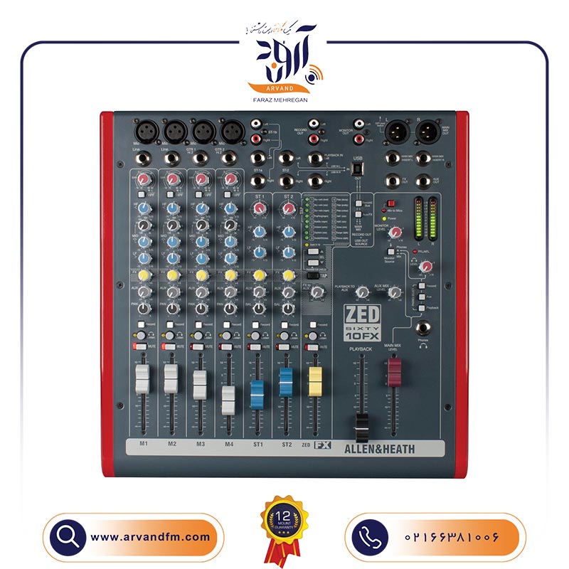 میکسر آنالوگ ZED60-10FX برند Allen&Heath