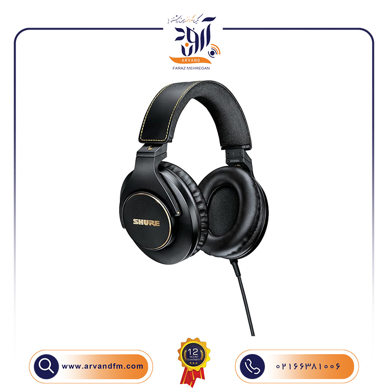 هدفون استودیویی حرفه ای SRH840A برند SHURE