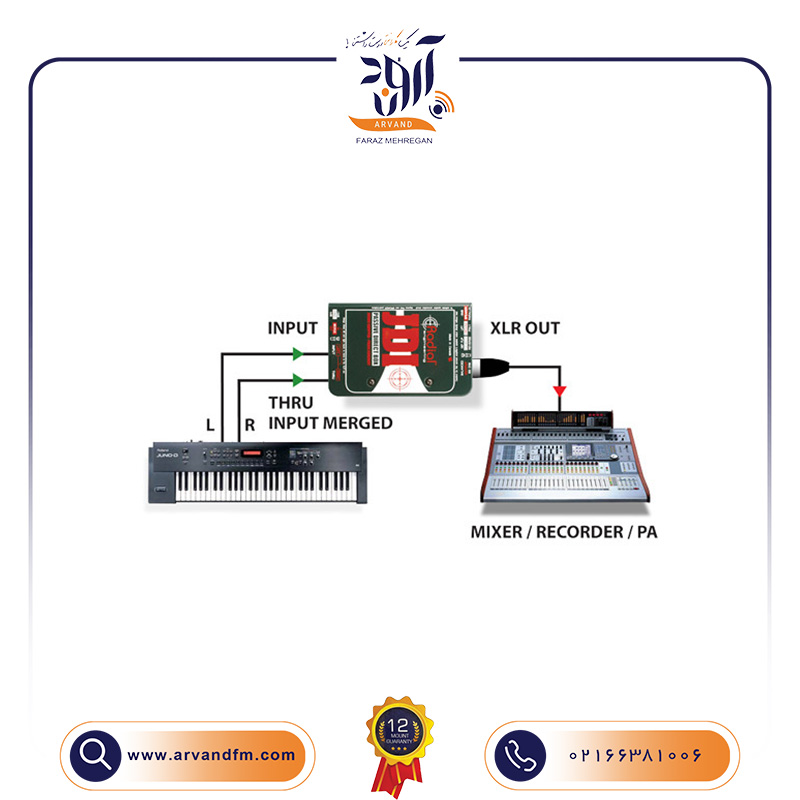 A9 دی آی باکس پسیو JDI برند Radial