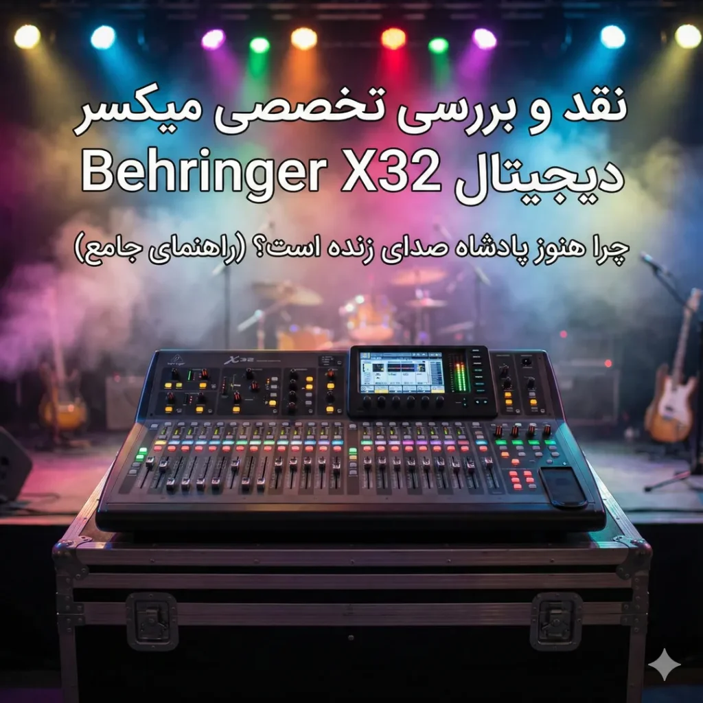 نقد و بررسی جامع میکسر دیجیتال Behringer X32: انقلابی در میکس صدای زنده