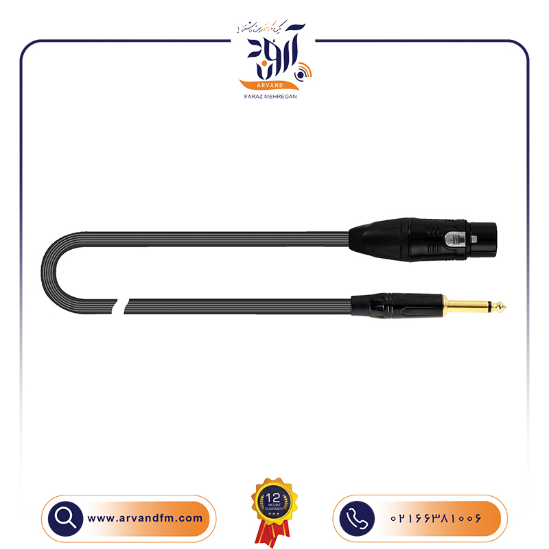 کابل میکروفن JUST-FJM-5 برند QUIKLOK