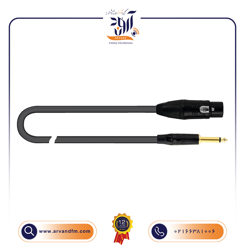 کابل میکروفن JUST-FJM-10 برند QUIKLOK