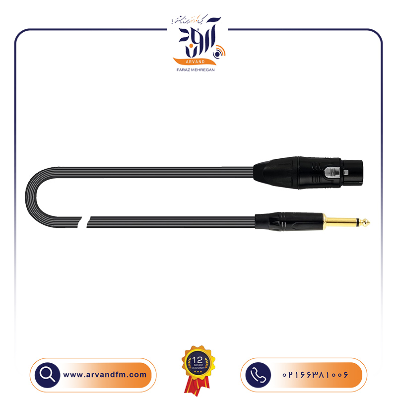 کابل میکروفن JUST-FJM-2 برند QUIKLOK