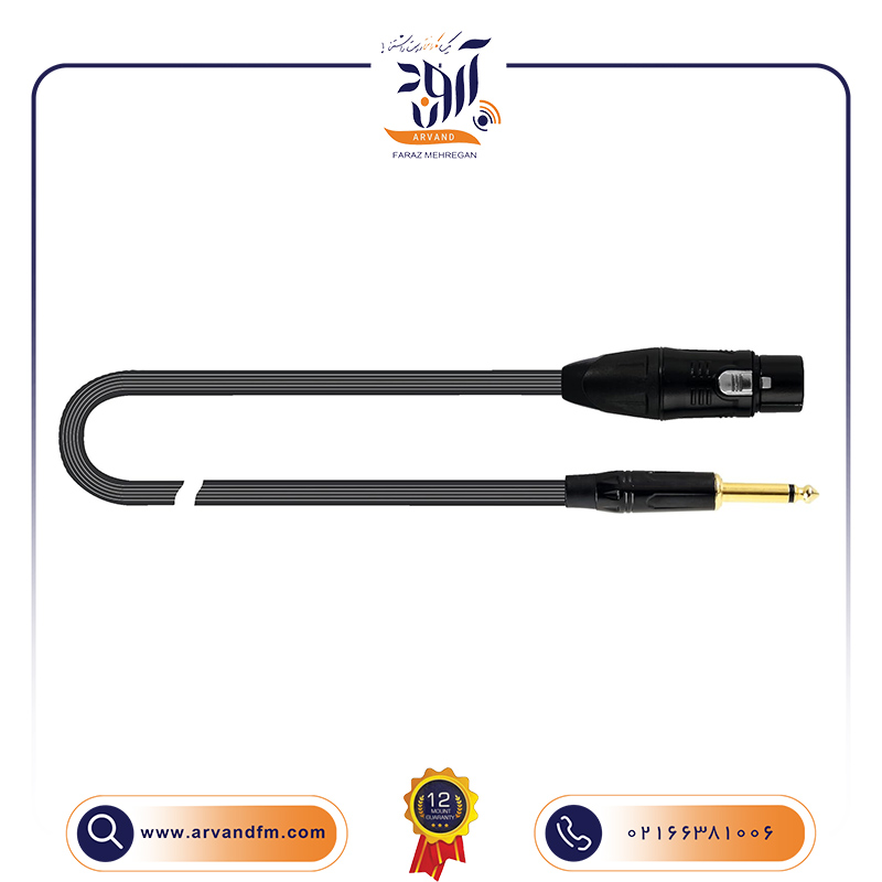 کابل میکروفن JUST-FJM-3 برند QUIKLOK