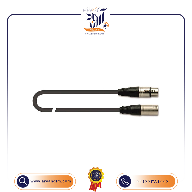 کابل میکروفن 9 متری MX/775-9 برند QUIKLOK