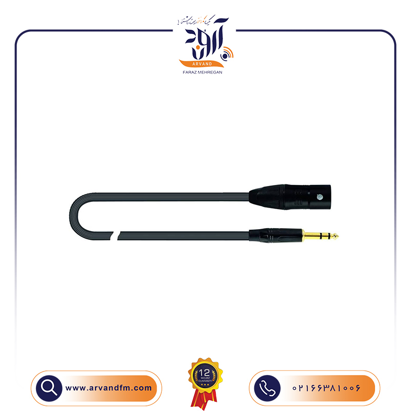 کابل میکروفون 2 متری JUST/MJS-2 برند QUIKLOK