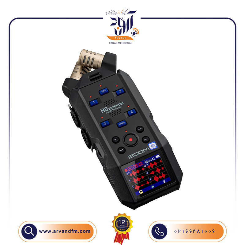 رکوردر صدا H6essential برند ZOOM
