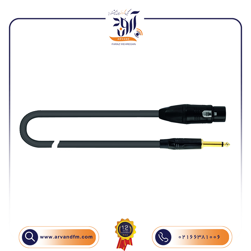 کابل میکروفن JUST-FJM-1 برند QUIKLOK