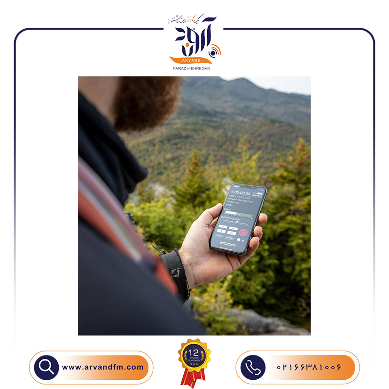 A10 رکوردر صدا یقه ای F2-BT بلوتوث دار برند ZOOM